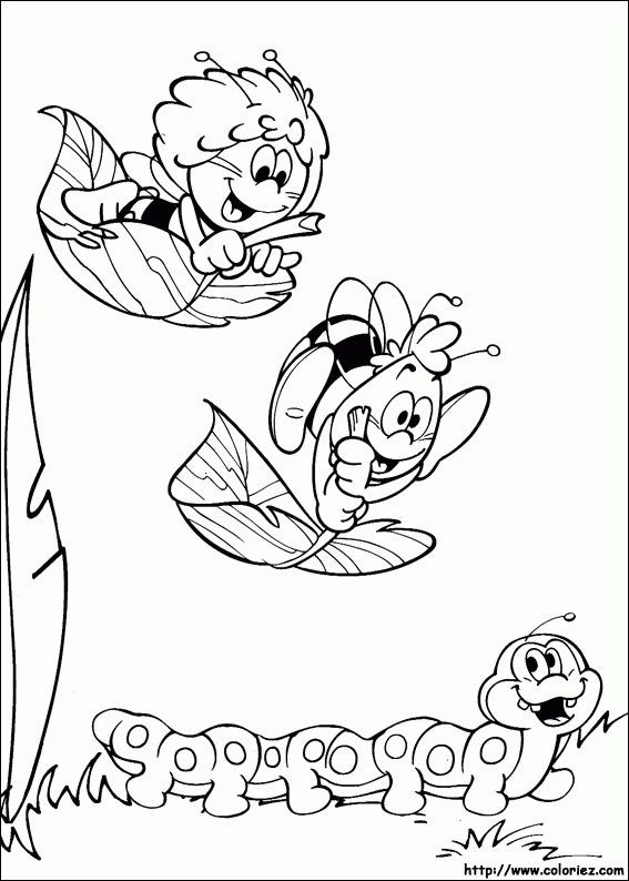 Pszczoły kolorowanki